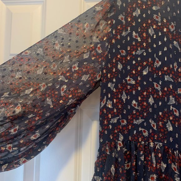 Urban Outfitters Blue Motif Mini Dress - Picture 2 of 9